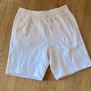 Light Pink H&M drawstring jersey shorts NWT